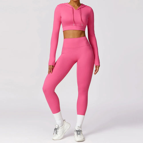 2pcs Seamless Yoga Set Gym Clothes Sportswear Yoga Suit For Women