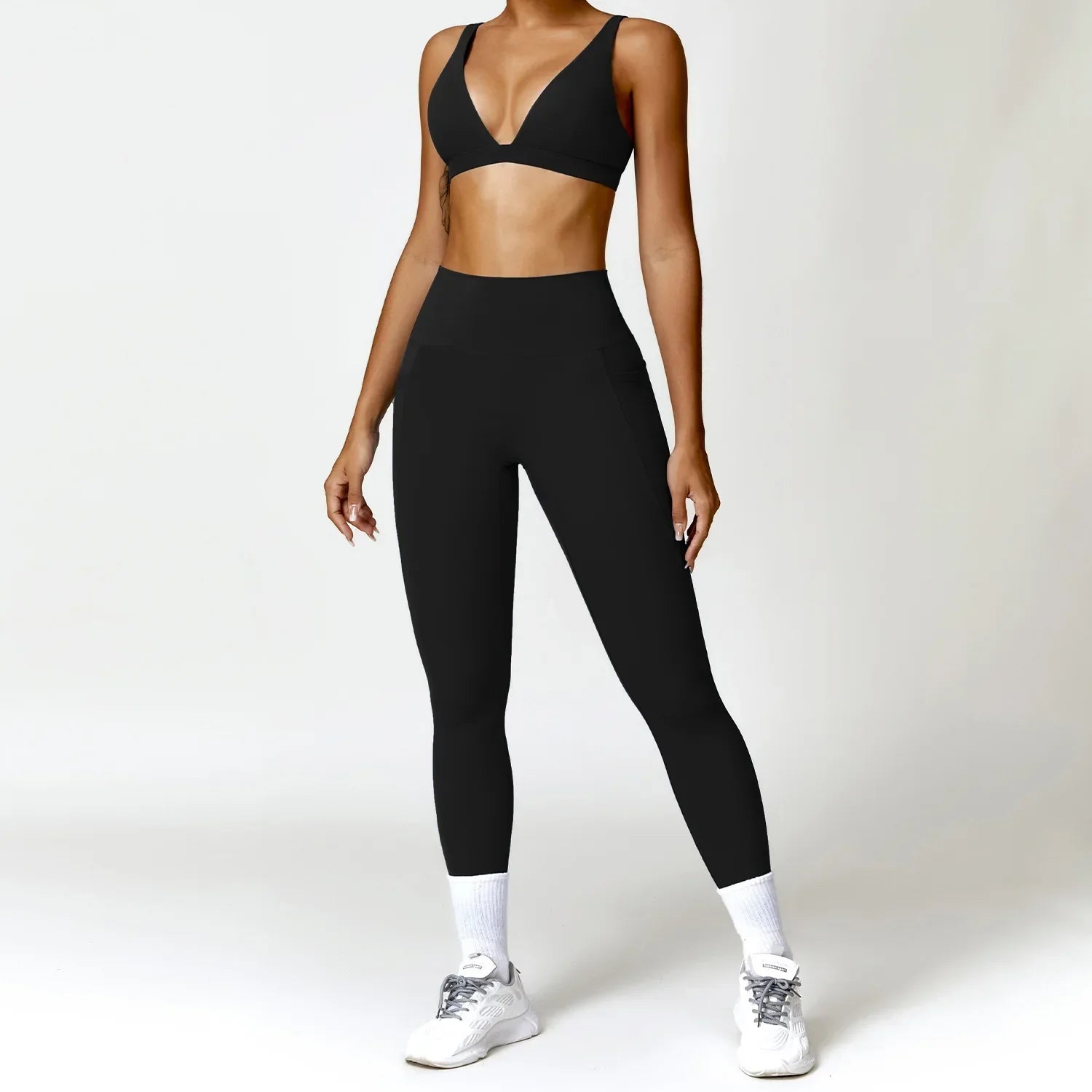 Sport Suit Gym Wear Workout Clothes Gym High Waist Legging Fitness Sports Wear