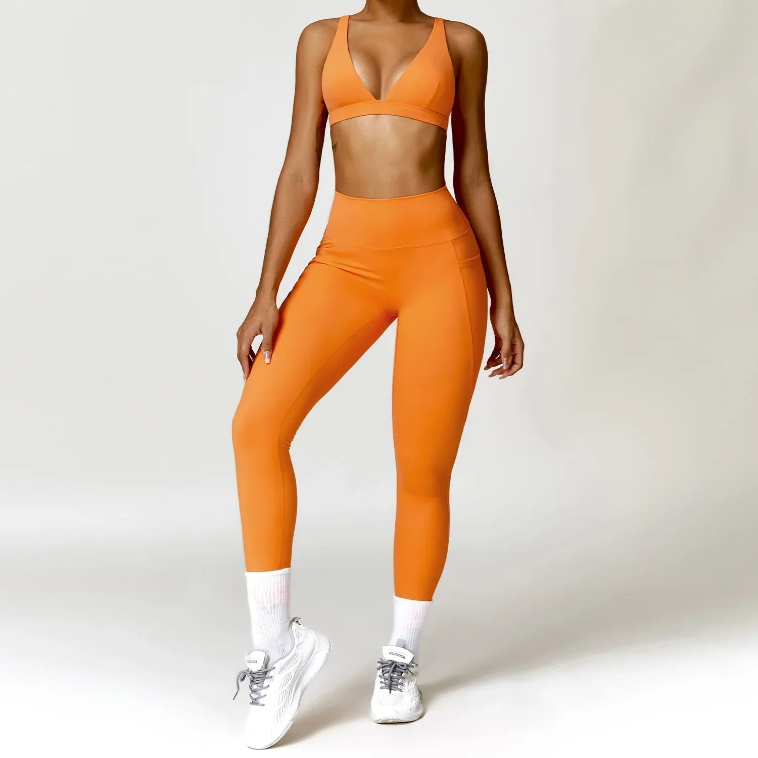 Sport Suit Gym Wear Workout Clothes Gym High Waist Legging Fitness Sports Wear