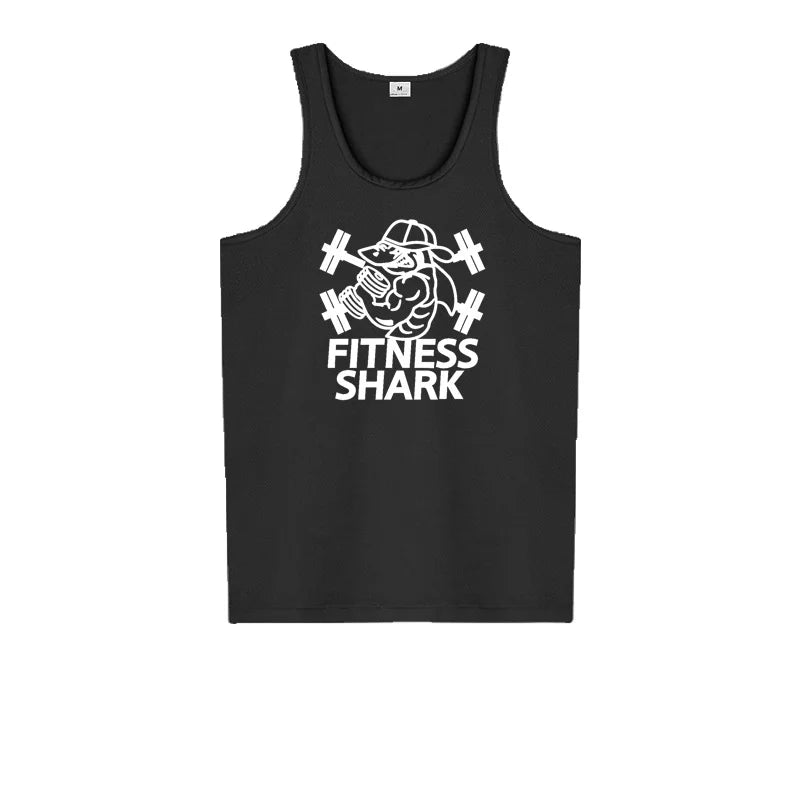 Gym Mens Summer  Brand Workout  Tank Top Bodybuilding Mesh