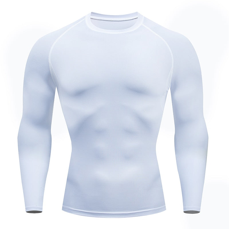 Compression Long sleeve T Shirt for Fitness and Running