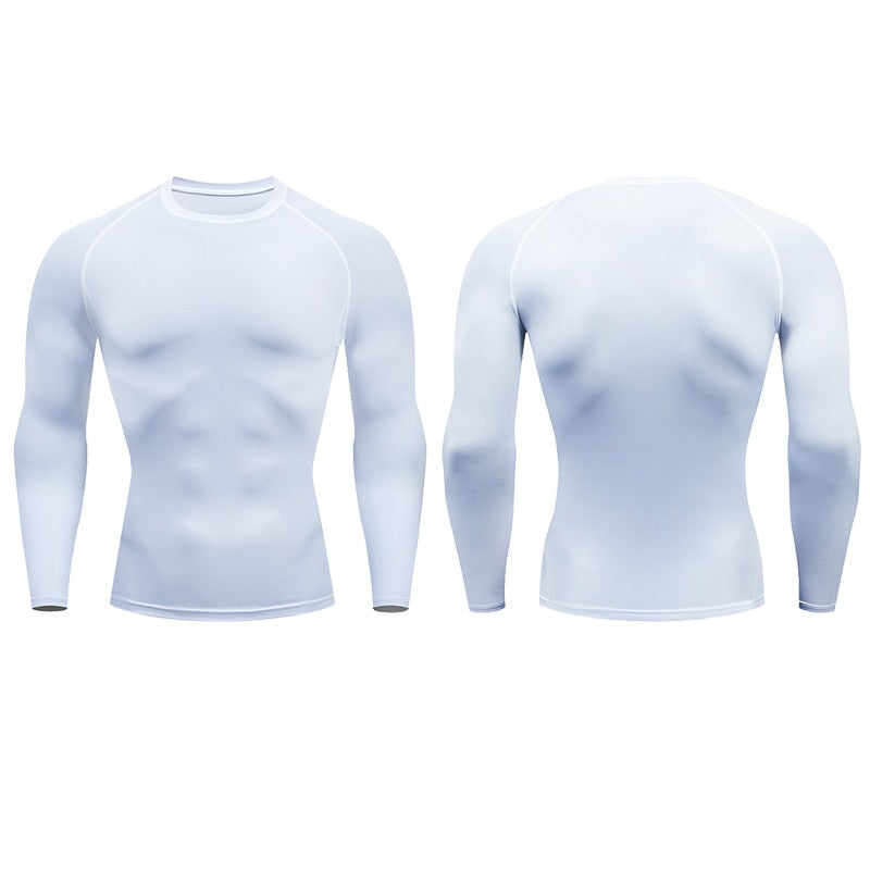 Compression Long sleeve T Shirt for Fitness and Running