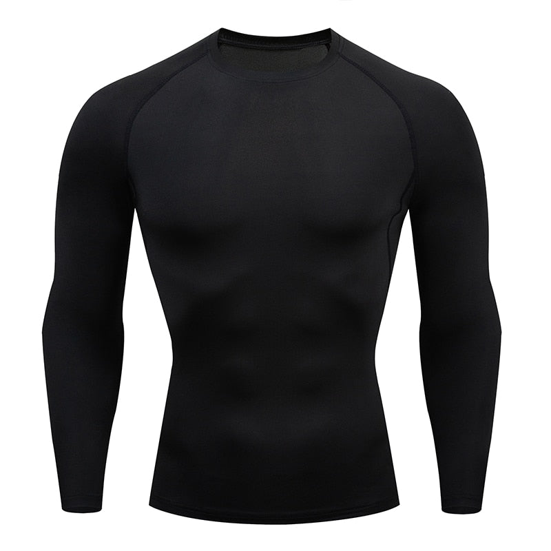 Compression Long sleeve T Shirt for Fitness and Running