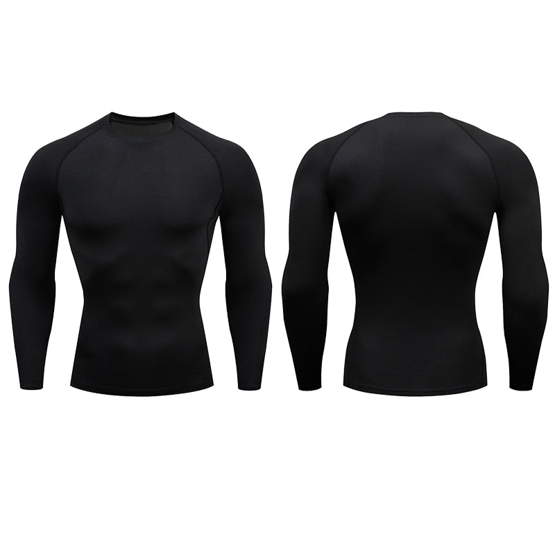 Compression Long sleeve T Shirt for Fitness and Running