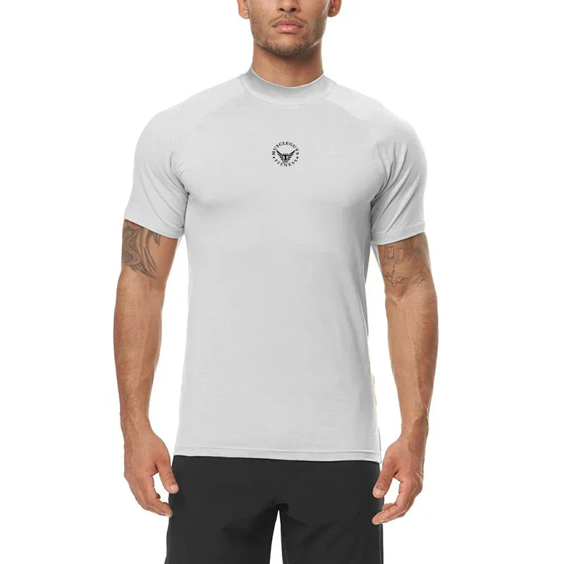 Gym Quick-drying Tights Short-sleeved T-shirt Fitness