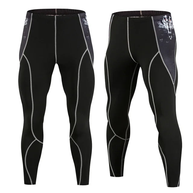 Men’s Compression Pants Thermal Workout Cool DrySports Leggings Tights Baselayer Bodybuilding Workout Training Yoga Bottoms