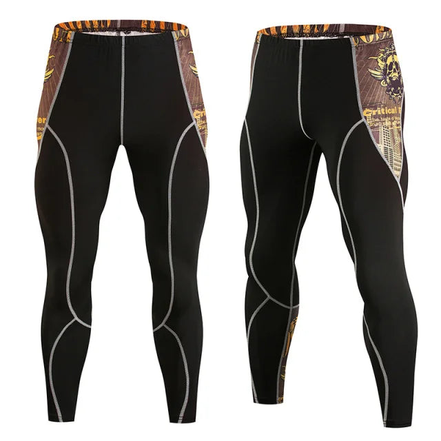 l DrySports Leggings Tights Baselayer Bodybuilding Workout Training Yoga Bottoms