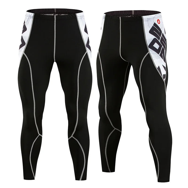 Men’s Compression Pants Thermal Workout Cool DrySports Leggings Tights Baselayer Bodybuilding Workout Training Yoga Bottoms