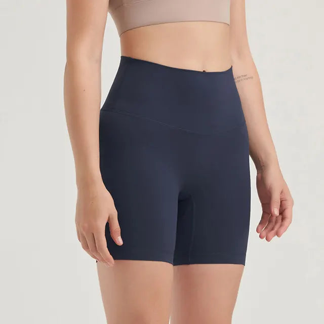 Summer Yoga Shorts Women Fitness Shorts Running Cycling Shorts Breathable Sports Leggings High Waist Push Up Workout Gym Shorts