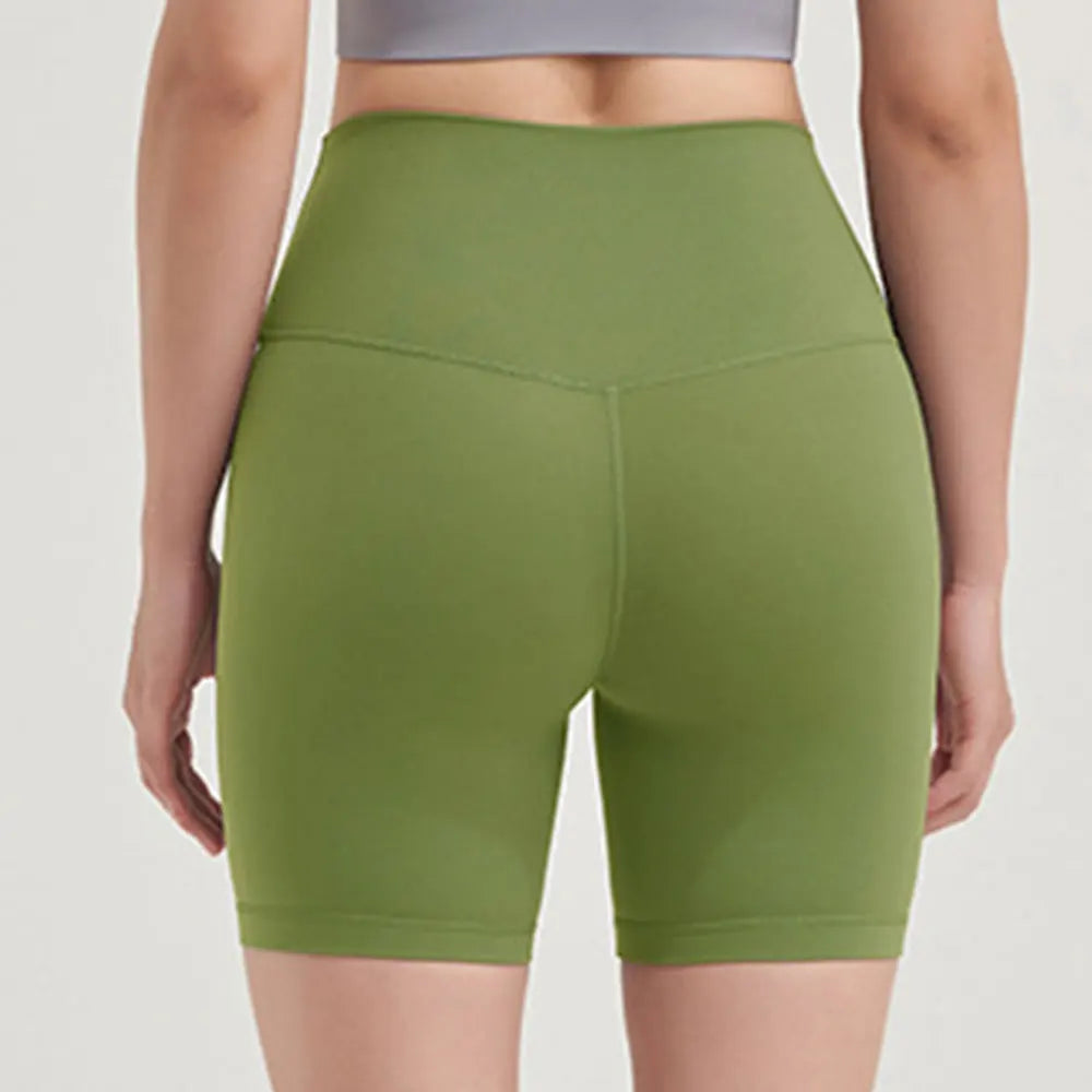 Summer Yoga Shorts Women Fitness Shorts Running Cycling Shorts Breathable Sports Leggings High Waist Push Up Workout Gym Shorts