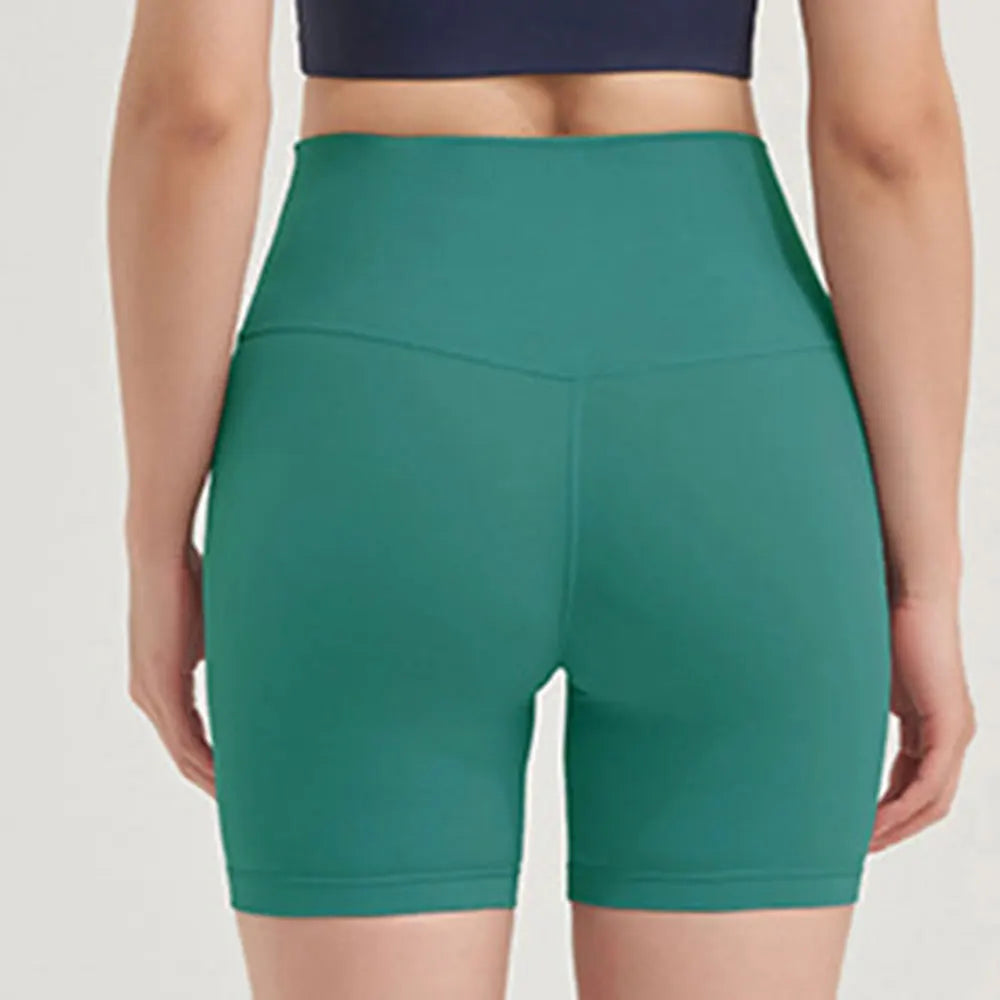 Summer Yoga Shorts Women Fitness Shorts Running Cycling Shorts Breathable Sports Leggings High Waist Push Up Workout Gym Shorts