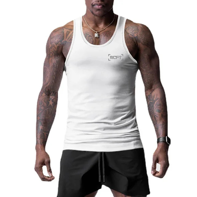 Top Selling Fitness Summer Mens Mesh Quick Dry Tank  Gym Work Vest TShirt Slim 2023 Training Sleeveless Singlets