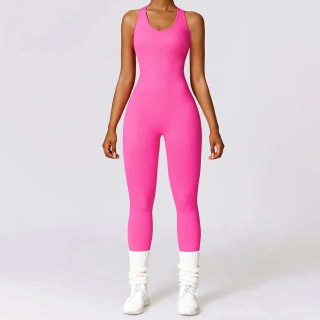 Workout Bodysuit Rompers Sportswear Gym Workout Clothes for Women Tracksuit