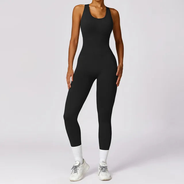 Workout Bodysuit Rompers Sportswear Gym Workout Clothes for Women Tracksuit