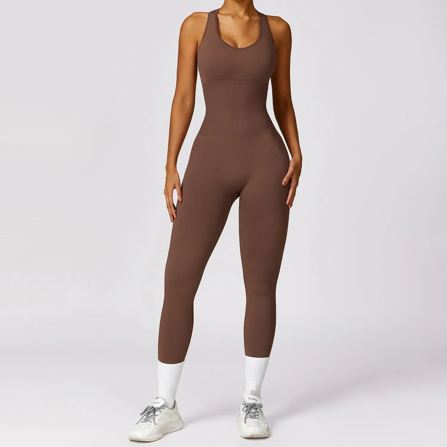 Workout Bodysuit Rompers Sportswear Gym Workout Clothes for Women Tracksuit