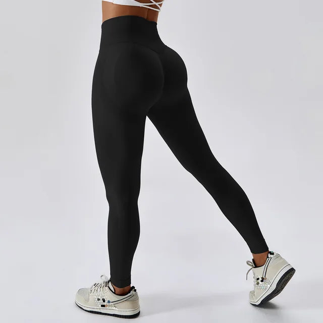 Leggings Women Fitness Running High Waist Slim Pants Push Up Sport Scrunch Butt Legging Gym Athletic Jogging Workout Female