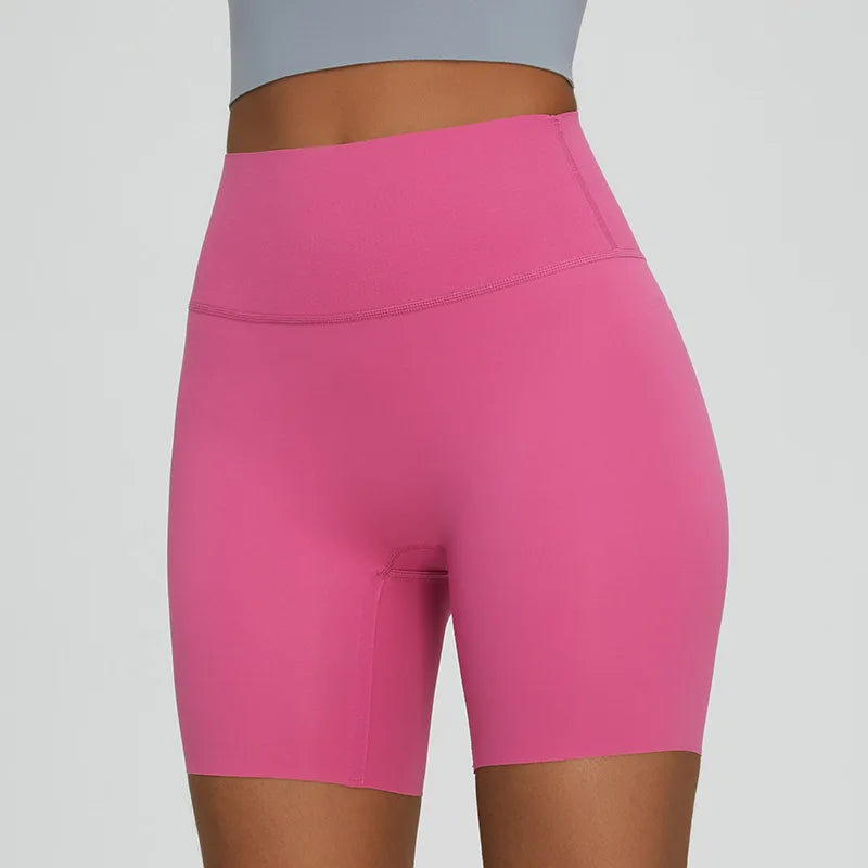 Yoga Shorts Women Fitness Shorts Running Cycling Shorts Breathable Sports Leggings High Waist Summer Workout Push Up Gym Shorts