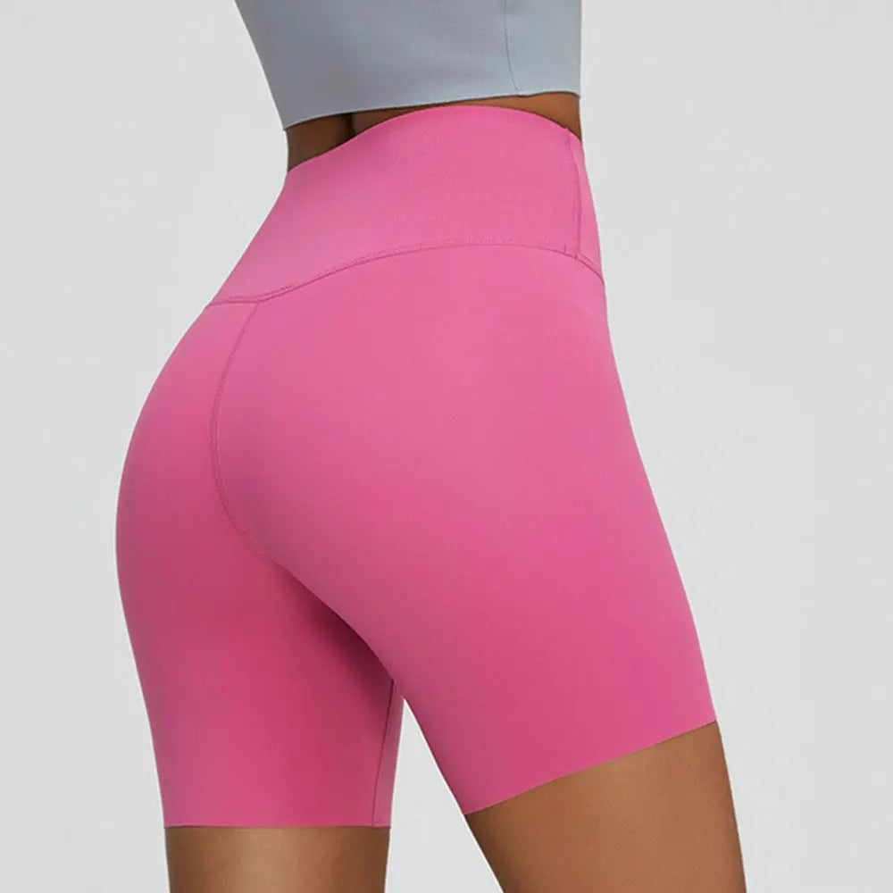 Yoga Shorts Women Fitness Shorts Running Cycling Shorts Breathable Sports Leggings High Waist Summer Workout Push Up Gym Shorts